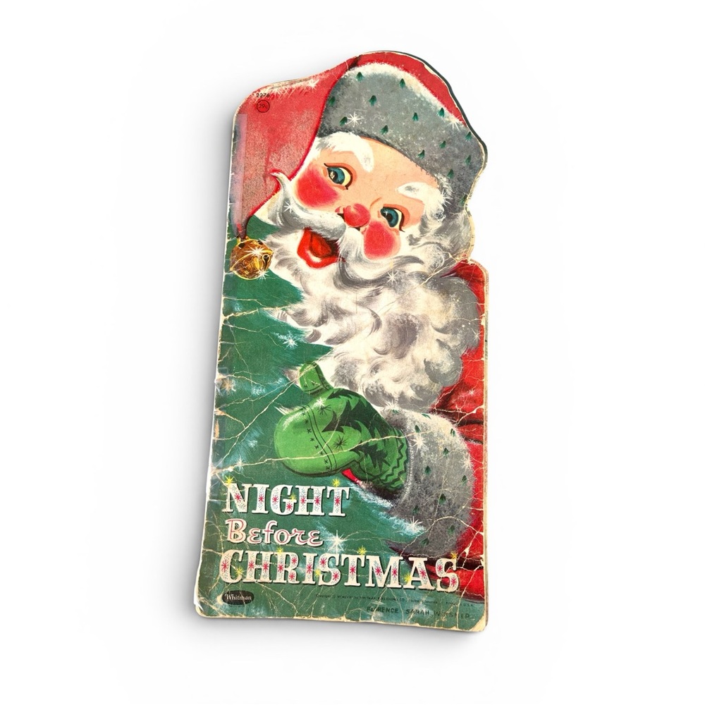 Classic 1958 Whitman children's Christmas Book Night Before Christmas"